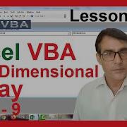 Excel VBA Array Two Dimensional Excel VBA Lesson 32 What Is Two Dimensional Array In Excel VBA