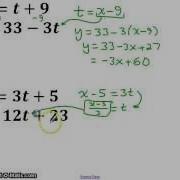 Parametric Equations Eliminating The Parameter