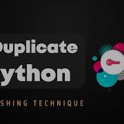 How To DeDuplicate In Python Using Hashing Technique