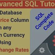 Advanced SQL Tutorial Oracle PL SQL Code For Currency Conversion With Live Exchange Rates Data API
