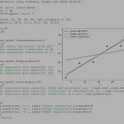 Scikit Learn Standard Ridge And LASSO Regressions