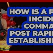 How Is A Fire Incident Command Post Rapidly Established Inside The Firehouse