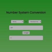 Simple Number System Conversion App In JavaScript