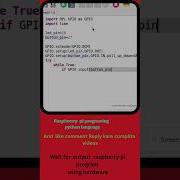 Easy Push Button Code With Raspberry Pi Python GPIO