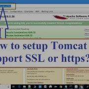 How To Configure Tomcat To Support SSL Or HTTPS