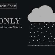 CSS Rainy Cloud Animation Effects Using HTML CSS Easy Editing Tutorial