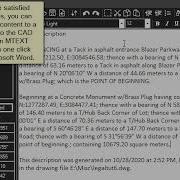 MapWorks Legal Description Writer
