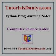 Python Programming Notes Handwritten Complete PDF Download 2022 TutorialsDuniya Shorts Short