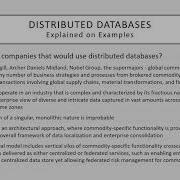 Distributed Databases Explained On Examples