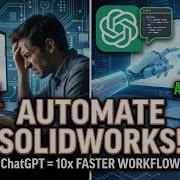 How To Automate SOLIDWORKS With ChatGPT Step By Step Guide Solidworksapi Solidworks Chatgpt