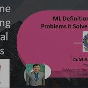 ML Definitions Tutorial 3 Dr M A Jayaram
