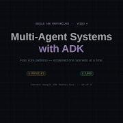 Multi Agent Systems With ADK Sequential Parallel Loop LLM Delegation Google ADK Masterclass 4