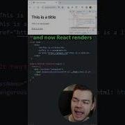 Render HTML In React With DangerouslySetInnerHTML Reactjs Reactdevelopment Reactjstutorial