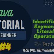 Java Identifiers KeyWords Literals Operators Tutorial 4