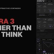 Zebra 3 проще чем вы думаете Простые идеи субтрактивного синтеза