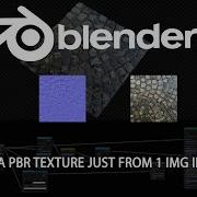 Creating A PBR Textures From ONLY One Image In Blender
