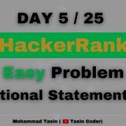 Conditional Statements In C HackerRank Tasin Coder Hackerrank Day5