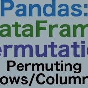 41 Pandas DataFrames Permutation
