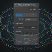 How To Actually Use Align Euler To Vector In Blender S Geometry Nodes