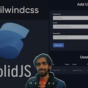 Using SolidJS For The First Time CRUD TailwindCSS