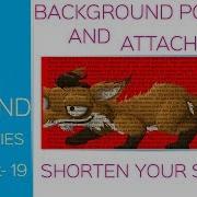 Background Image Property In CSS Position And Attachment