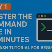 Day 1 Master The Command Line In 10 Minutes Git Bash Tutorial For Beginners