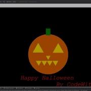 Halloween Logo Using Python Turtle Python Turtle Graphics By CodeWithAakarsh