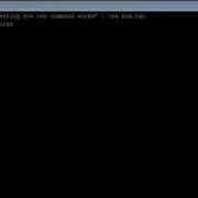 Linux Tee Command W3resource