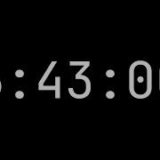 Countdown Timer 6 Minutes 43 Seconds 06 43 000 White On Black With Milliseconds