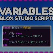 VARIABLES In Roblox Studio Luau Coding Tutorial