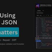 JSON Editor Validator Format Repair Diff Edit Visually JSON WebDevelopment FreeTools