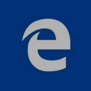 Microsoft Edge Logo Reversed