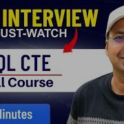 SQL CTE Full Course WITH Clause Recursive CTE Interview Concepts Explained