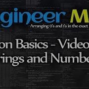 Strings And Numbers Python Basics 4 10