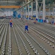 The Process Of Batch Forging Anchor Chains In Chinese Factories