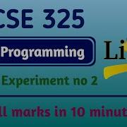 Lab Exp 02 Shell Programming CSE325 LPU