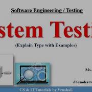 SE 47 Системное тестирование Типы с примерами Softwaretesting Csittutorialsbyvrushali