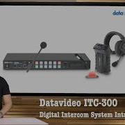 Datavideo ITC 300 Digital Intercom System Introduction Datavideo