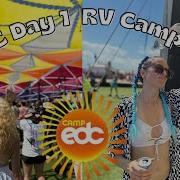 Making FROZEN Drinks At Our CAMPSITE EDC LV Camping No Hookups Day 1 Vlog Main Stage BTS