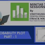 MINITAB Probability Plot Using Minitab Part 1