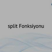 Python 3 Dersleri 68 Metin Fonksiyonları Split Fonksiyonu
