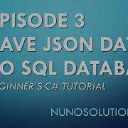 C Save JSON Data To SQL Database
