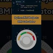 Python Mini Project Create BMI Calculator In Under 1 Minute Shorts