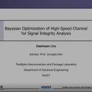 Bayesian Optimization Of High Speed Channel For Signal Integrity Analysis