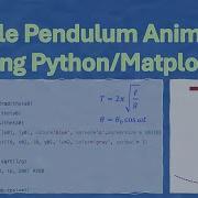 Animation Of A Simple Pendulum Using Python And Matplotlib