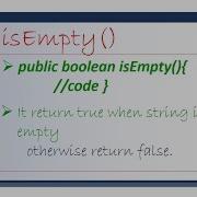 4 IsEmpty Method In String Class In Java HINDI
