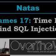 Natas 17 Time Based Blind SQL Injection OverTheWire Wargames