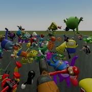Kicking All The 3D Nextbot Memes And They Fall Into A Large Pit Garry S Mod
