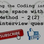Java Interview Question Replace Space With 20 Part 2 Cracking The Coding Interview