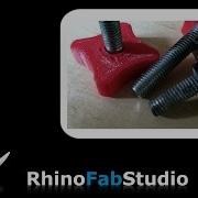 Bolt Nut 3D Modeled In Rhino